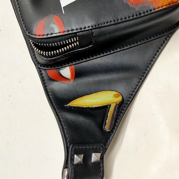 Valentino Garavani Waist Pouch Black PVC 450-060225 - Picture 8 of 13
